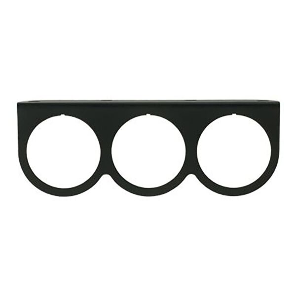 2 in. Black Triple Gauge Mounting Panel