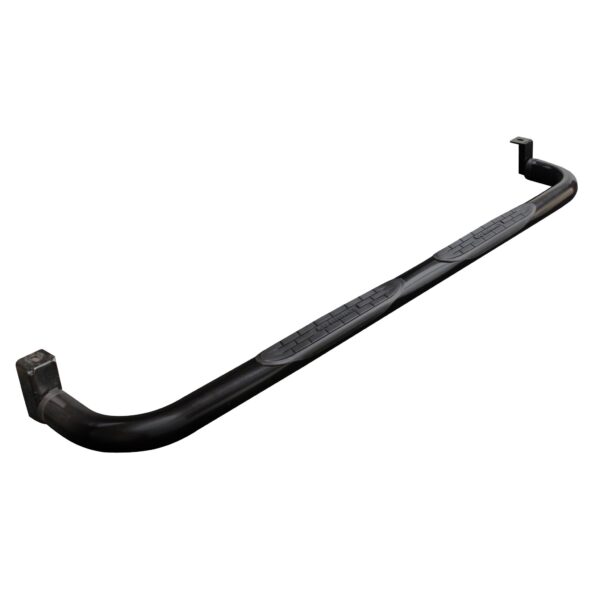 Big Country Truck Accessories 374881 - 3" Round Classic Side Bars With Mounting Bracket Kit  - Black Powdercoat