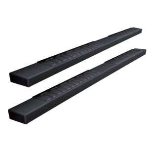 Big Country Truck Accessories 397870 - 6" WIDESIDER II Platinum Side Bars - BARS ONLY - Textured Black