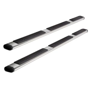 Big Country Truck Accessories 3960966 - 6" WIDESIDER Platinum Wheel to Wheel Side Bars - BARS ONLY - Polished Stainless Steel