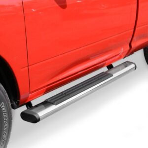 Big Country Truck Accessories 396526 - 6" WIDESIDER Platinum Side Bars - BARS ONLY - Polished Stainless Steel