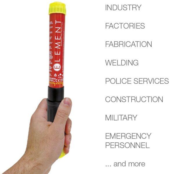 100 second handheld portable fire extinguisher