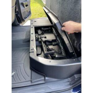 Lockable Metal Truck Storage for under the back seat