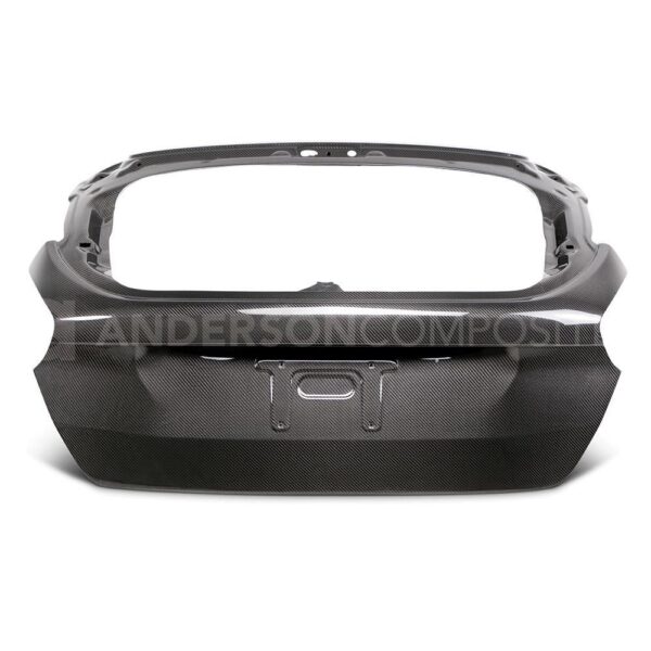 Anderson Composites, TL16FDFO, Carbon fiber trunk lid for 2016-2018 Ford Focus HB