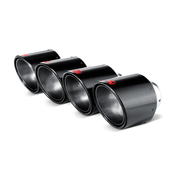 Akrapovic 2008-2020 Nissan Tail pipe set (Carbon,dia 125 mm) Corvette