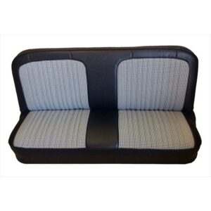 Bench Seat Upholstery With Pleats, Open Backrest