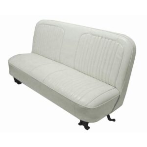 Bench Seat Upholstery With Pleats, Open Backrest