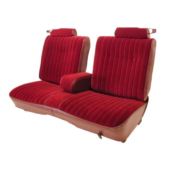 Front Bench with 50/50 Split Back with Arm Rest and Rear Bench Seat Upholstery