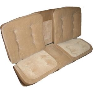 55/45 Split Front Seat with Luxury Lumbar Cushion and Rear Bench Seat Upholstery