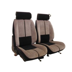 Front and Rear Seat Upholstery with Solid Rear Back Rest