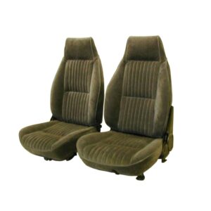 Front and Rear Seat Upholstery with Solid Rear Back Rest