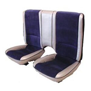 Front and Rear Seat Upholstery with Solid Rear Back Rest