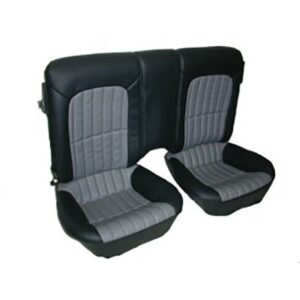 Front and Rear Seat Upholstery with Solid Rear Back Rest