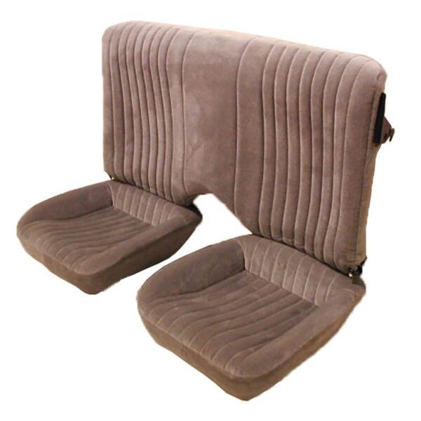 Front and Rear Seat Upholstery with Solid Rear Back Rest