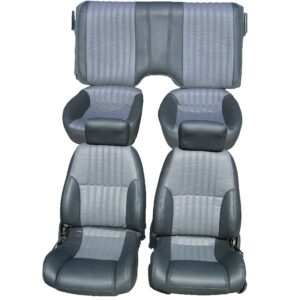 Front and Rear Seat Upholstery with Solid Rear Back Rest