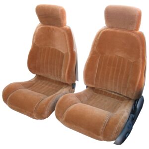 Front and Rear Seat Upholstery with Solid Rear Back Rest