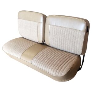 Front Split Back Bench with Closed Back Seat Upholstery