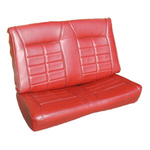 Front Buckets with Head Rests and Rear Bench Seat Upholstery Base Model