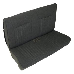 Front Sport Buckets with Leg Lumbar and Rear Bench Seat Upholstery