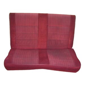 Front Buckets with Leg Lumbar and Solid Rear Bench Seat Upholstery