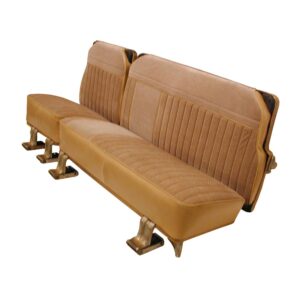 Front Bucket, Split Center Bench with Carpet Back and Rear Bench Seat Upholstery