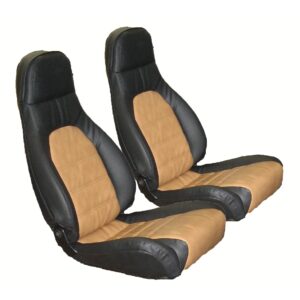 Front Buckets without Speakers in Headrests Seat Upholstery