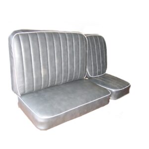 70/30 Front and Rear Bench Seat Upholstery with 1.5" Pleats and Arm Rest Covers