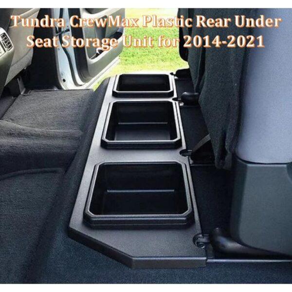 Plastic Truck Storage for under the back seat with 3 Compartments