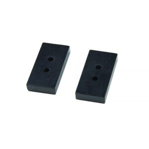 Rear Lift Blocks - Dual Pin - Steel - 1 Inch Lift - 3in Wide - Universal Fitment