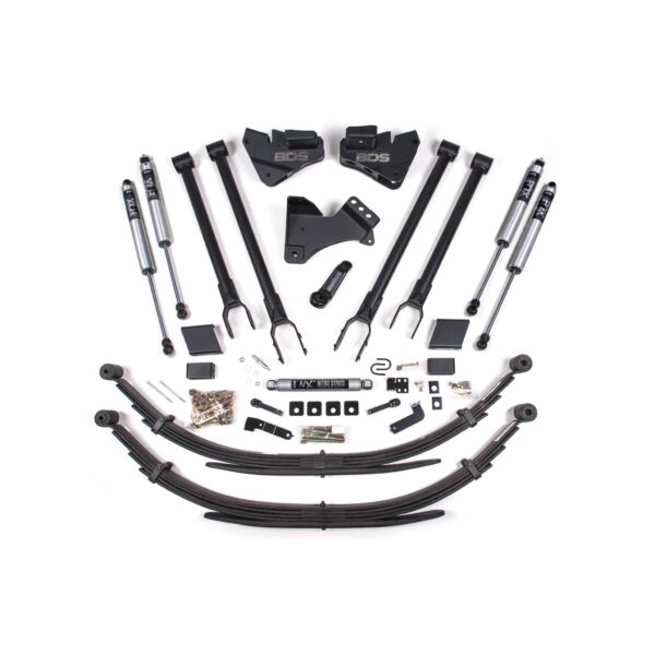 5 Inch Lift Kit w/ 4-Link - Ford F250/F350 Super Duty (20-22) 4WD - Diesel