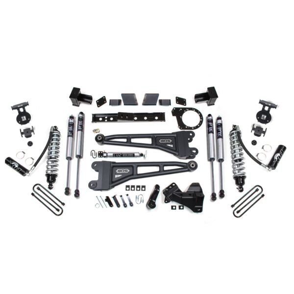 6 Inch Lift Kit w/ Radius Arm - FOX 2.5 Coil-Over Conversion - Ford F250/F350 Super Duty (17-19) 4WD - Diesel