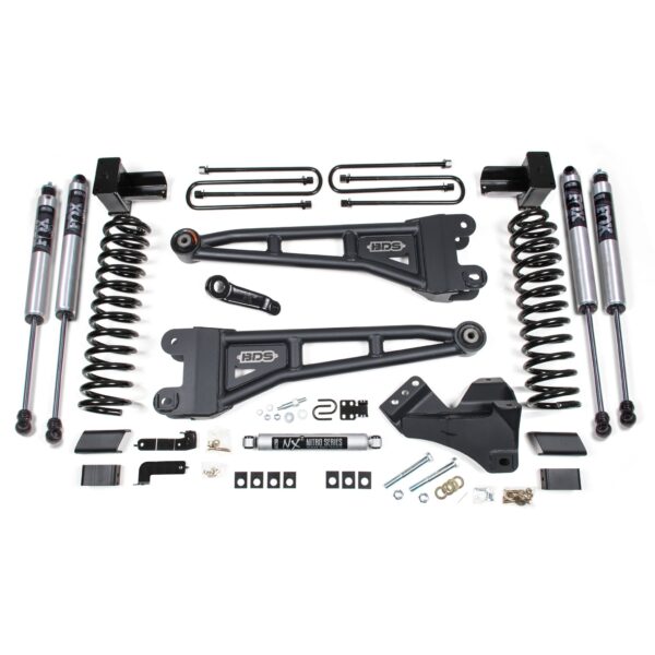 4 Inch Lift Kit w/ Radius Arm - Ford F350 Super Duty DRW (17-19) 4WD - Gas