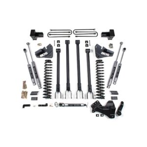 4 Inch Lift Kit w/ 4-Link - Ford F350 Super Duty DRW (17-19) 4WD - Gas