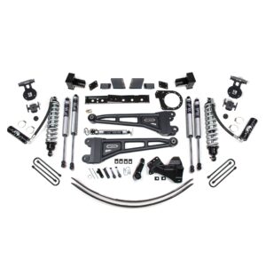 6 Inch Lift Kit w/ Radius Arm - FOX 2.5 Coil-Over Conversion - Ford F250/F350 Super Duty (17-19) 4WD - Diesel