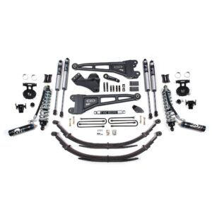 4 Inch Lift Kit w/ Radius Arm - FOX 2.5 Coil-Over Conversion - Ford F250/F350 Super Duty (08-10) 4WD - Diesel