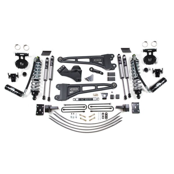 6 Inch Lift Kit w/ Radius Arm - FOX 2.5 Coil-Over Conversion - Ford F250/F350 Super Duty (05-07) 4WD - Diesel