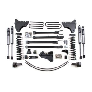 6 Inch Lift Kit w/ 4-Link - Ford F250/F350 Super Duty (05-07) 4WD - Gas