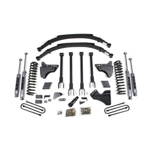 6 Inch Lift Kit w/ 4-Link - Ford F250/F350 Super Duty (05-07) 4WD - Diesel