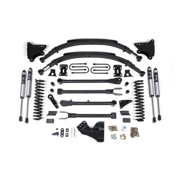 4 Inch Lift Kit w/ 4-Link - Ford F250/F350 Super Duty (11-16) 4WD - Diesel