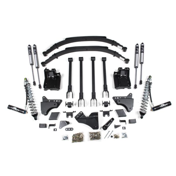 6 Inch Lift Kit w/ 4-Link - FOX 2.5 Coil-Over Conversion - Ford F250/F350 Super Duty (11-16) 4WD - Diesel