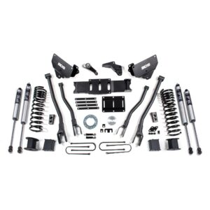 5.5 Inch Lift Kit w/ 4-Link - Ram 3500 w/ Rear Air Ride (13-18) 4WD - Gas