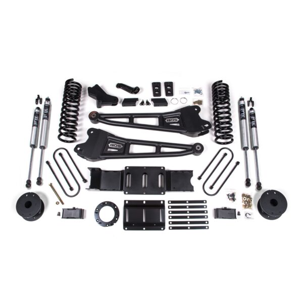 4 Inch Lift Kit w/ Radius Arm - Ram 3500 w/ Rear Air Ride (19-23) 4WD - Diesel