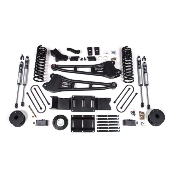 4 Inch Lift Kit w/ Radius Arm - Ram 3500 w/ Rear Air Ride (19-23) 4WD - Diesel