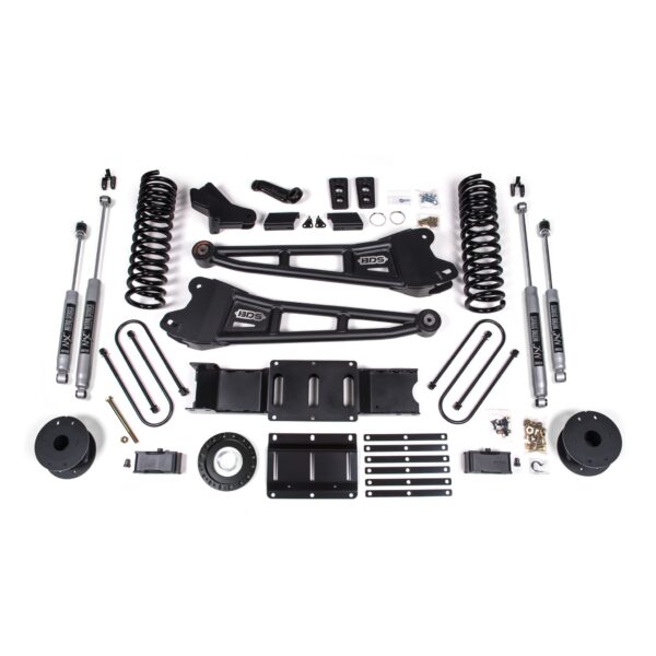 4 Inch Lift Kit w/ Radius Arm - Ram 3500 w/ Rear Air Ride (19-23) 4WD - Diesel