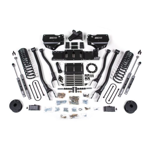 4 Inch Lift Kit w/ 4-Link - Ram 3500 w/ Rear Air Ride (19-23) 4WD - Diesel