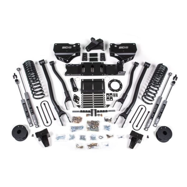 5.5 Inch Lift Kit w/ 4-Link - Ram 3500 w/ Rear Air Ride (19-23) 4WD - Gas