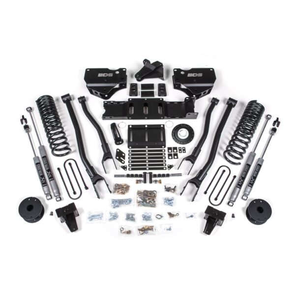 6 Inch Lift Kit w/ 4-Link - Ram 3500 w/ Rear Air Ride (19-23) 4WD - Diesel