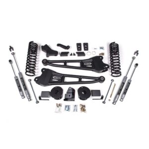 4 Inch Lift Kit w/ Radius Arm - Ram 2500 w/ Rear Air Ride (14-18) 4WD - Gas