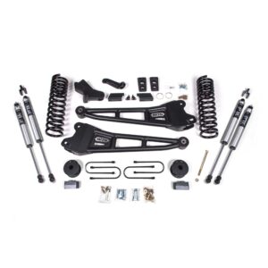 4 Inch Lift Kit w/ Radius Arm - Ram 3500 w/ Rear Air Ride (13-18) 4WD - Gas