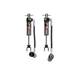 FOX 2.5 Front Shocks w/ DSC Reservoir Adjuster - 1.5-2.5 Inch Lift - Performance Elite Series - Chevy Silverado and GMC Sierra 2500HD / 3500HD (20-23)